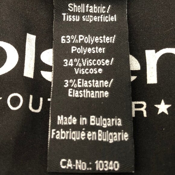 Sigrid Olsen New Fusion Plaid 2 Button Notch Collar Coat Blk White Red Sz 12 NWT - Picture 11 of 15